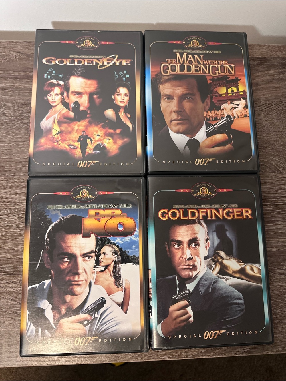 James Bond 007 Movie Lot - 4 DVD Excellent Condition
